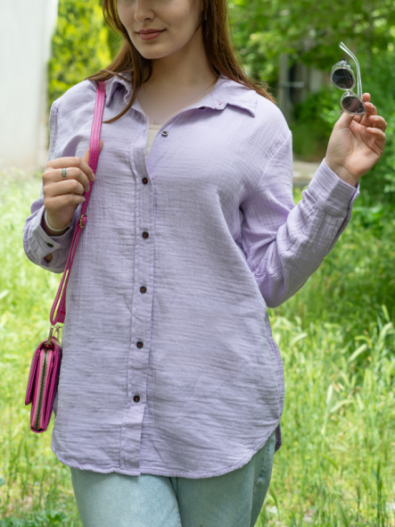 شومیز لینن پفکی استریت وان