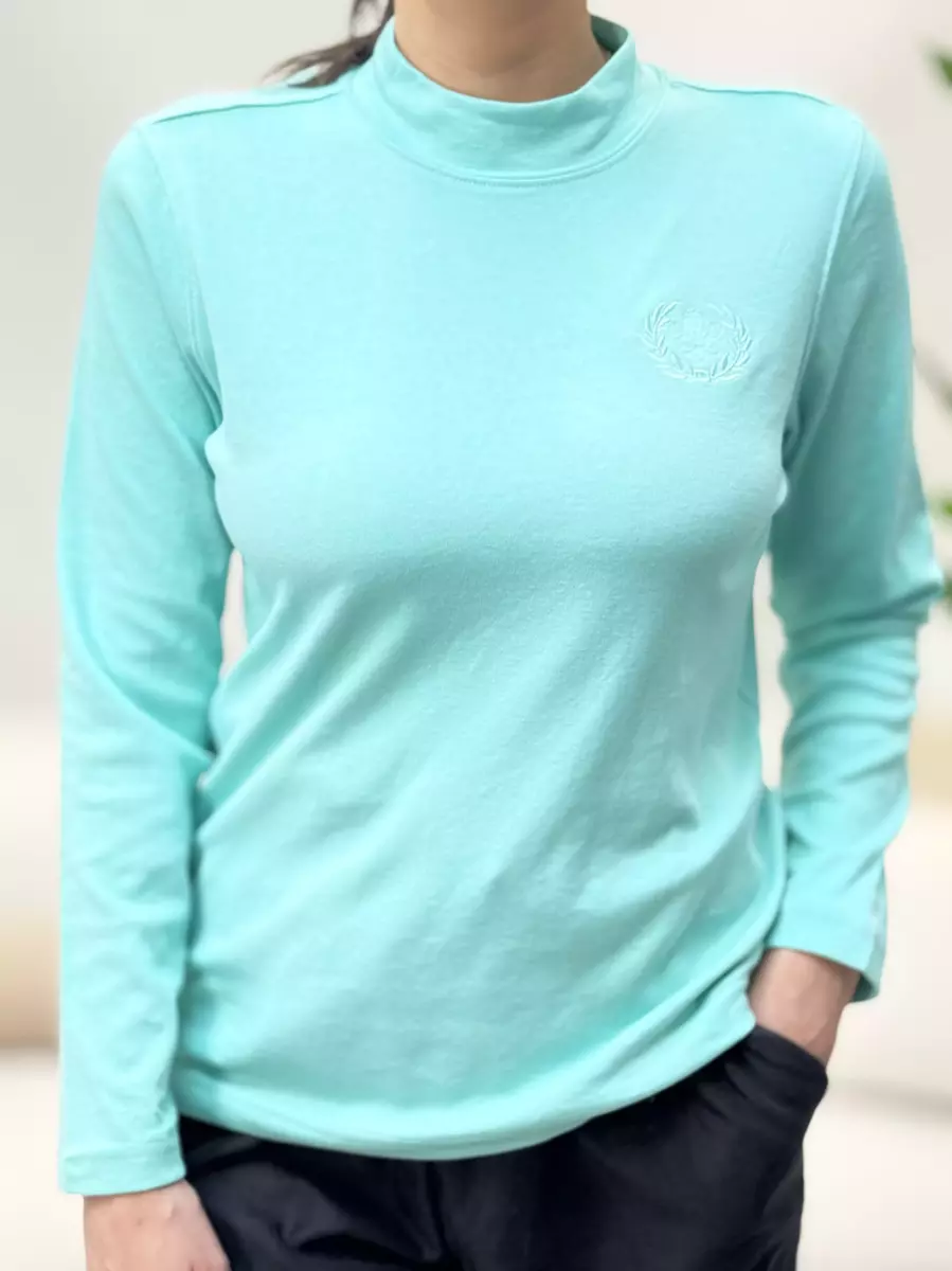 تیشرت آستین بلند یقه سه سانت(رنگبندی)