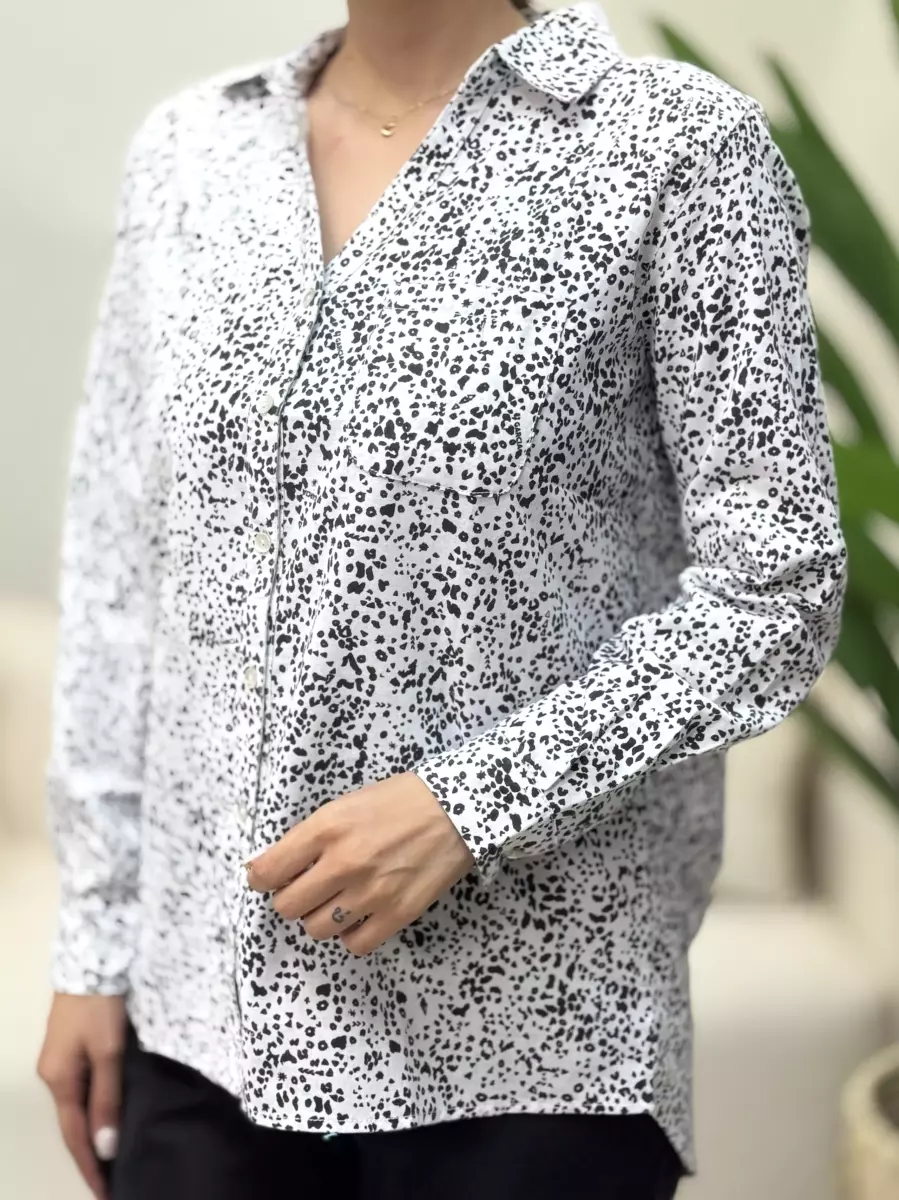 شومیز خال خالی زارا