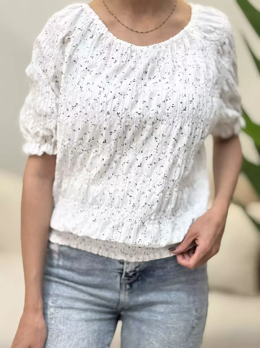 شومیزطرحدار پایین کش