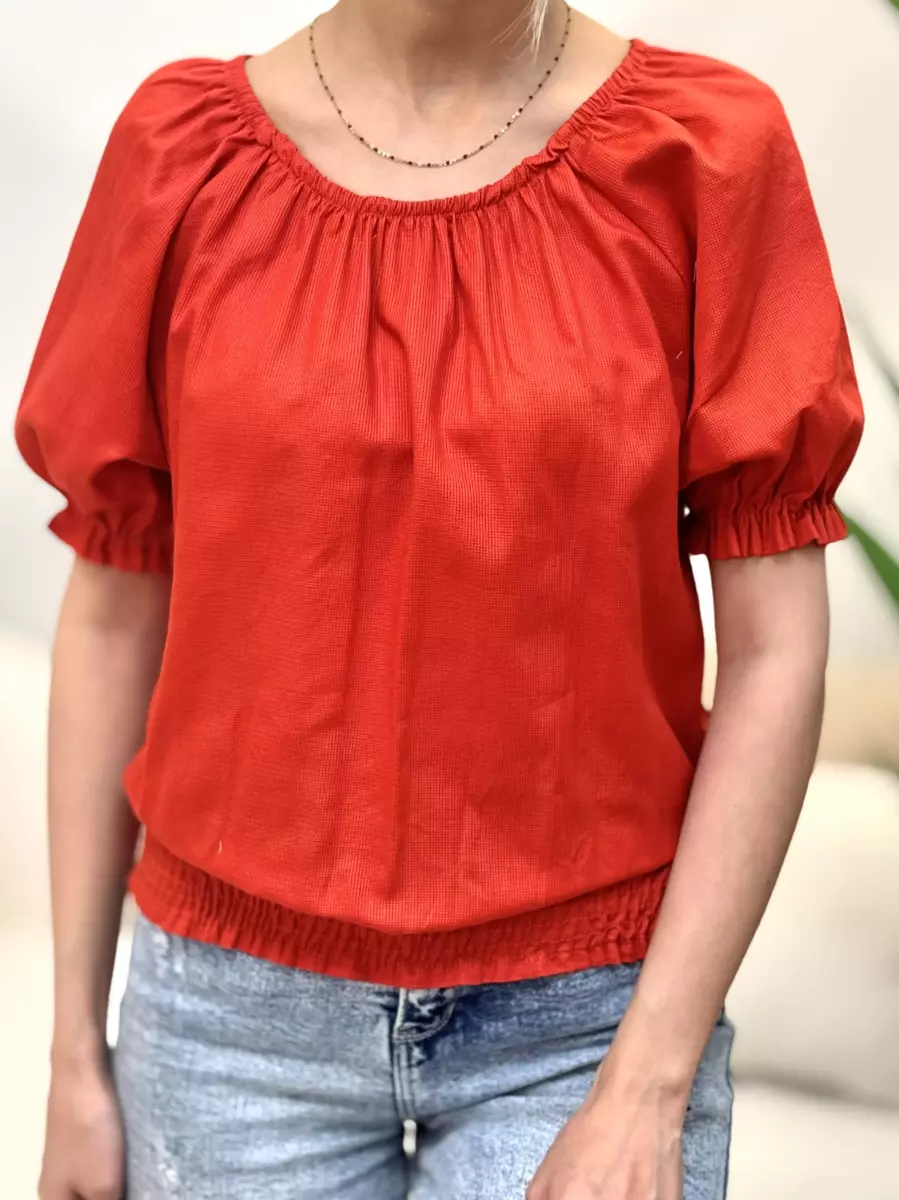 شومیزطرحدار پایین کش