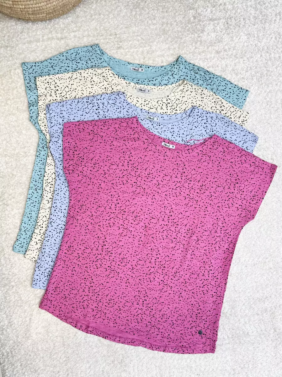 تیشرت طرح دار (4رنگ)