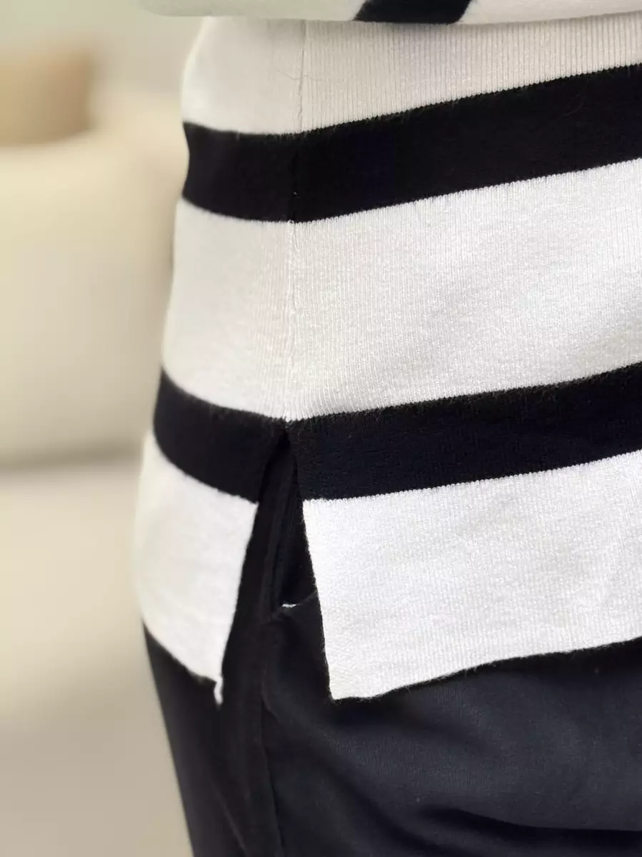 بافت یقه هفت آمیسو(راه راه)