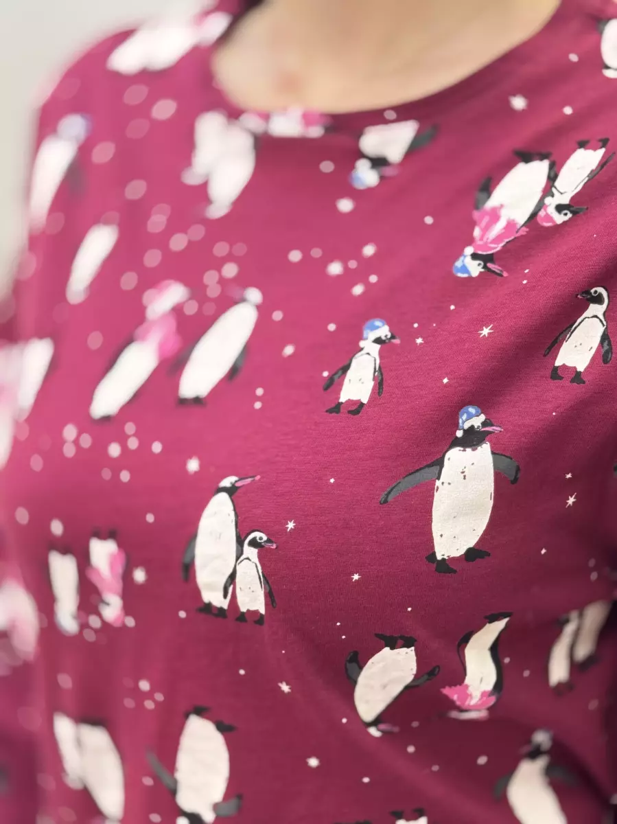 تیشرت آستین بلندطرحدارM.S