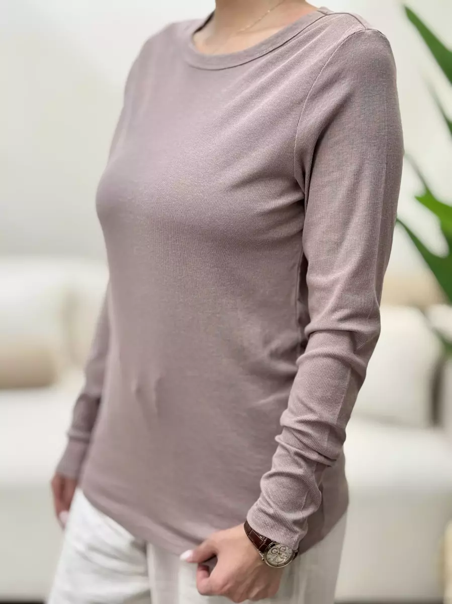 تیشرت آستین بلند کبریتی ساده(9رنگ)