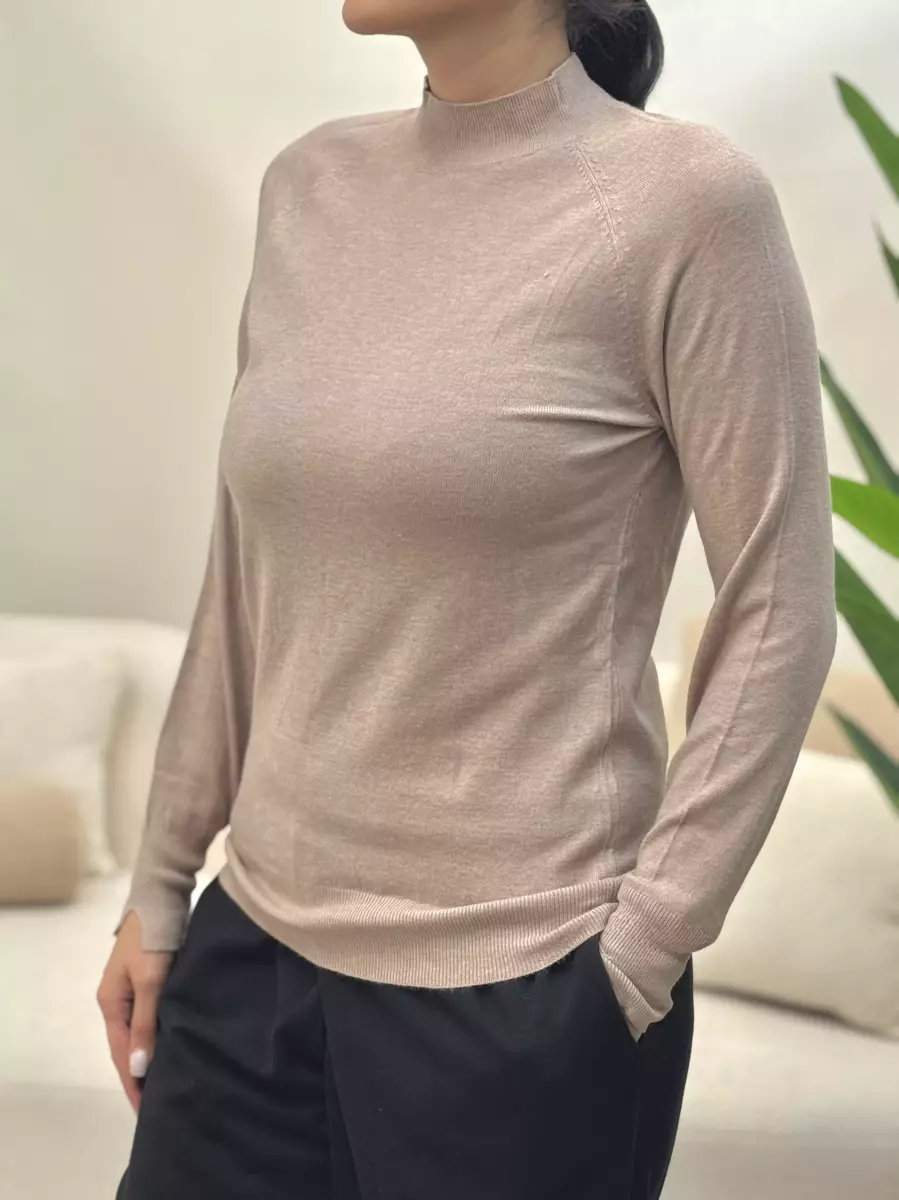 بافت یقه 3سانت ساده(کرم/مشکی)