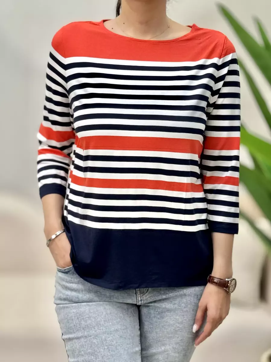 تیشرت ویسکوز آستین بلند (طرحبندی)