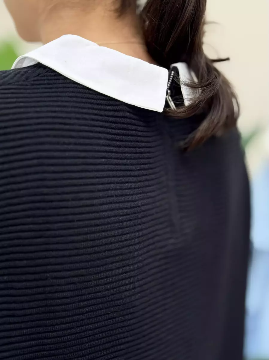 بافت شومیزی مشکی roza