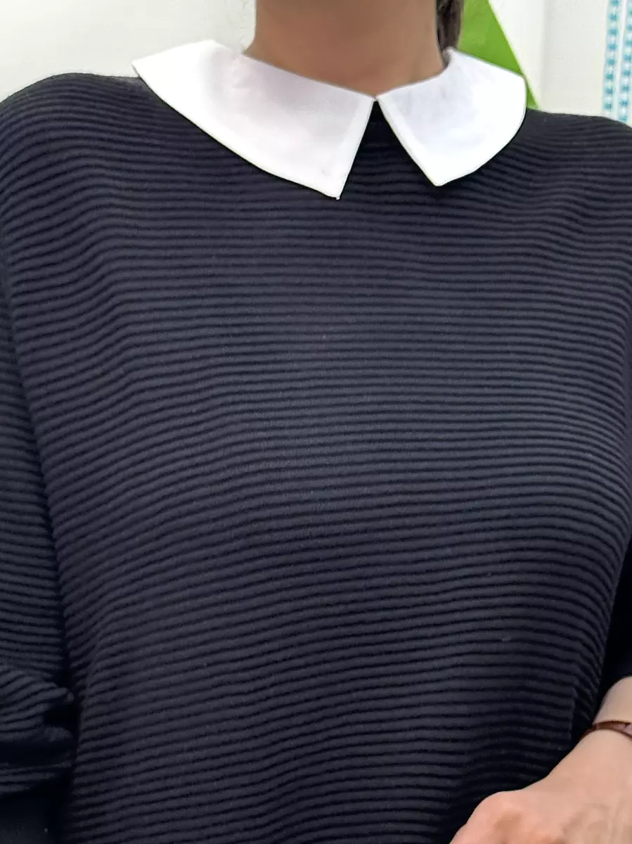 بافت شومیزی مشکی roza