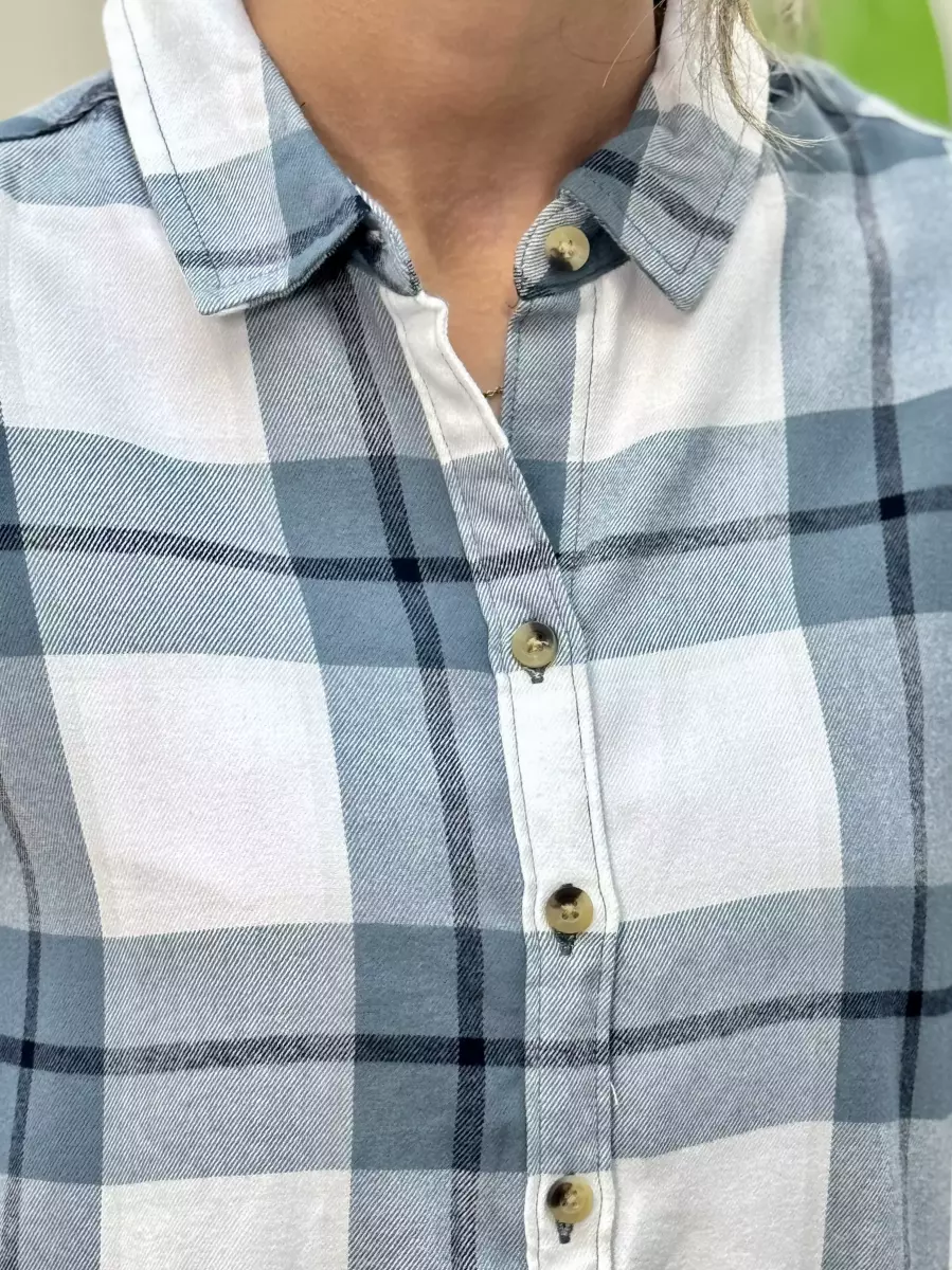 شومیز چارخونه موهر