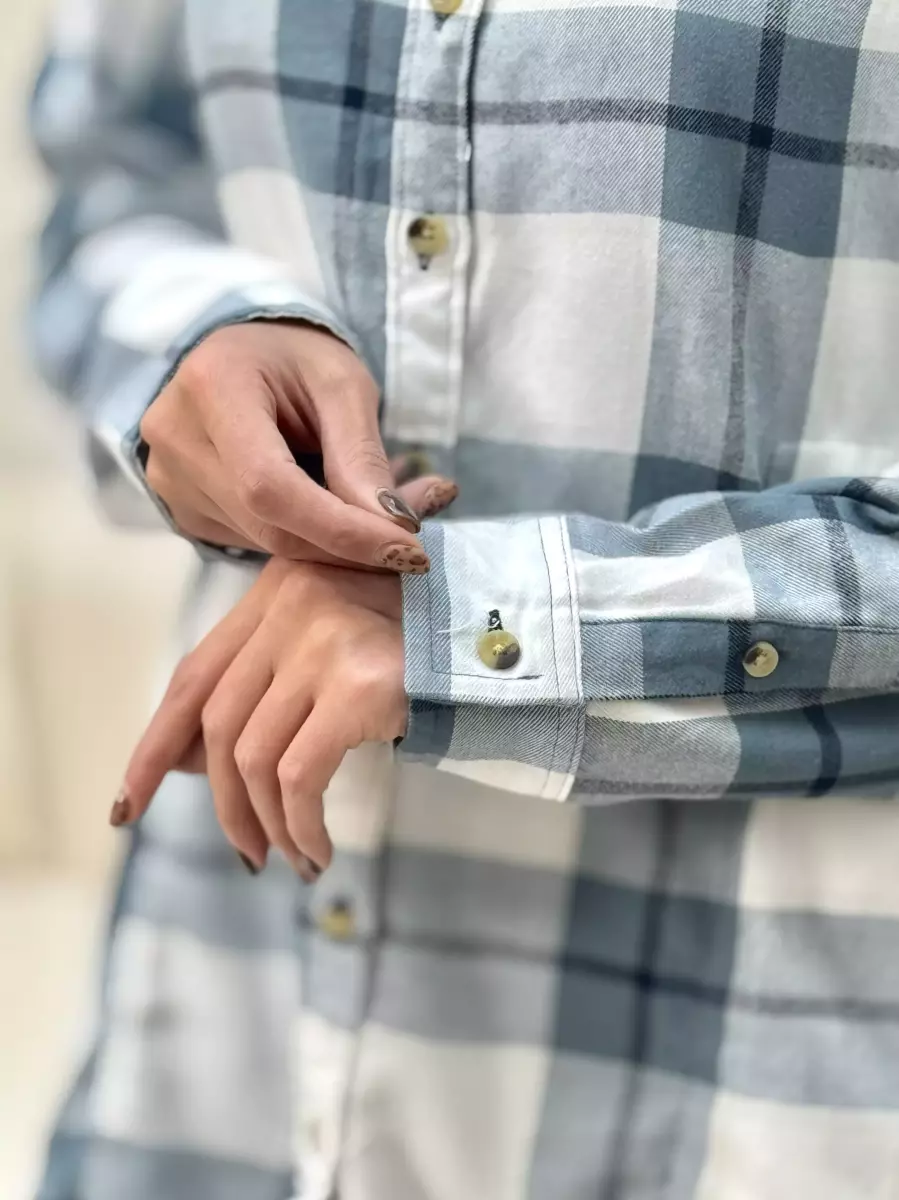 شومیز چارخونه موهر