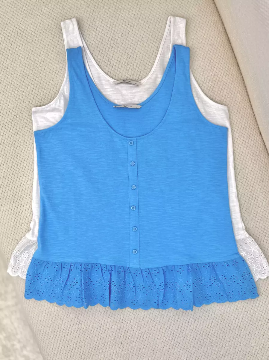 تاپ جلو دکمه پایین خامه دوزی