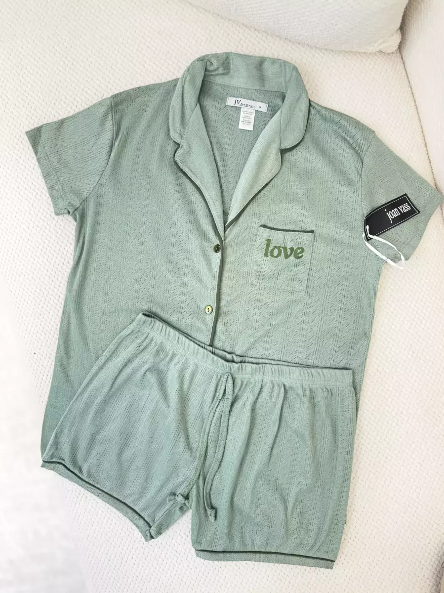 ست تیشرت شلوارک جلو دکمه طرحدار