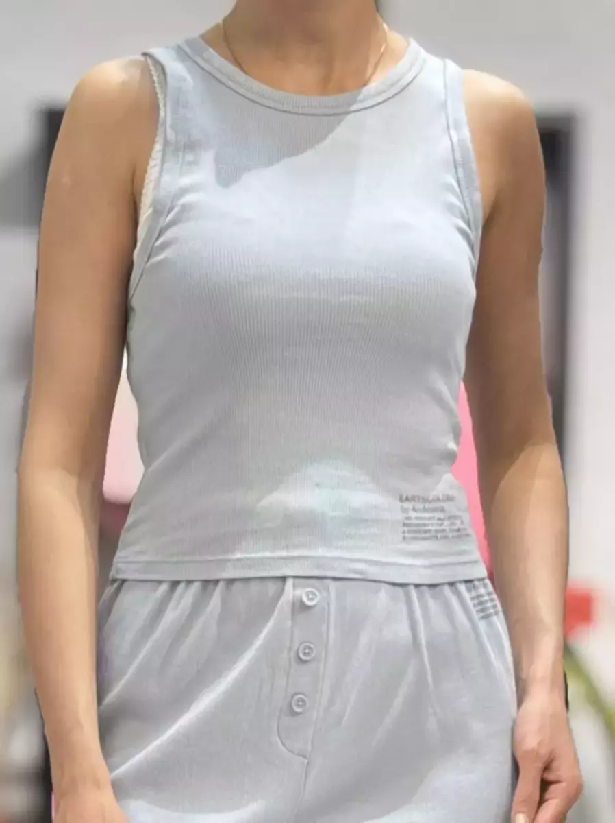 تاپ کبریتی حراجی (فیلی/آبی کمرنگ)