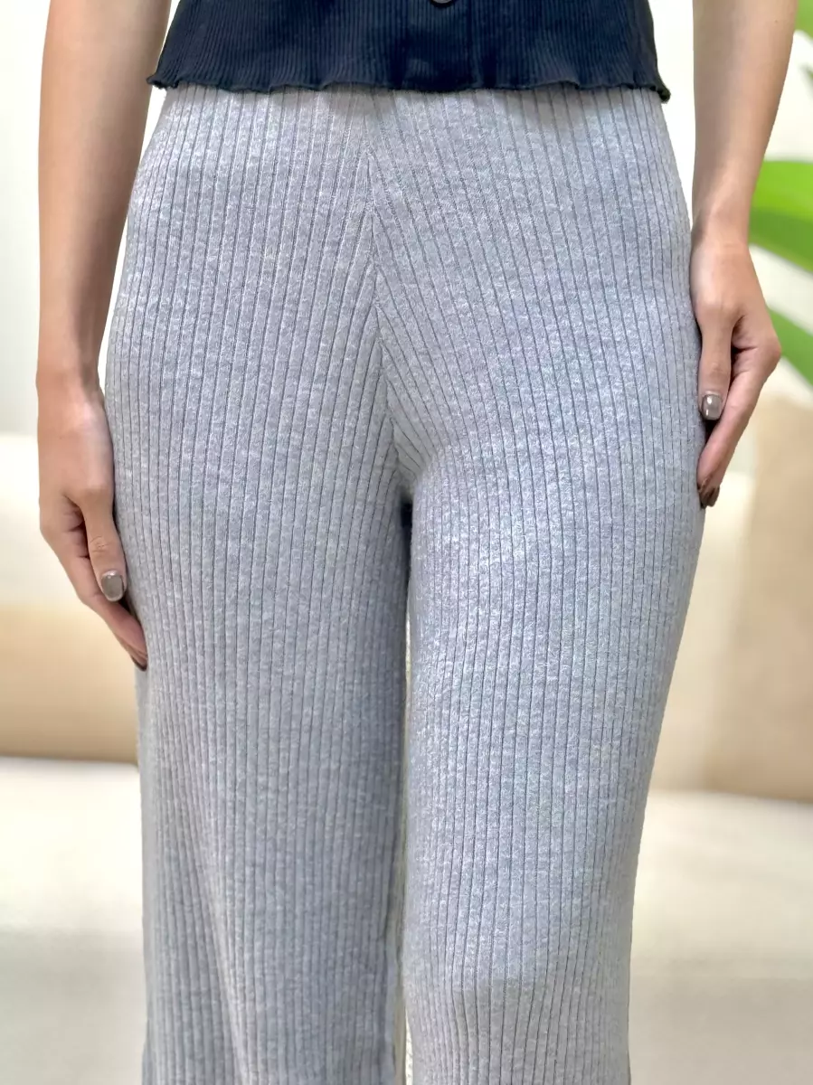 شلوار موهر(کرم-طوسی)