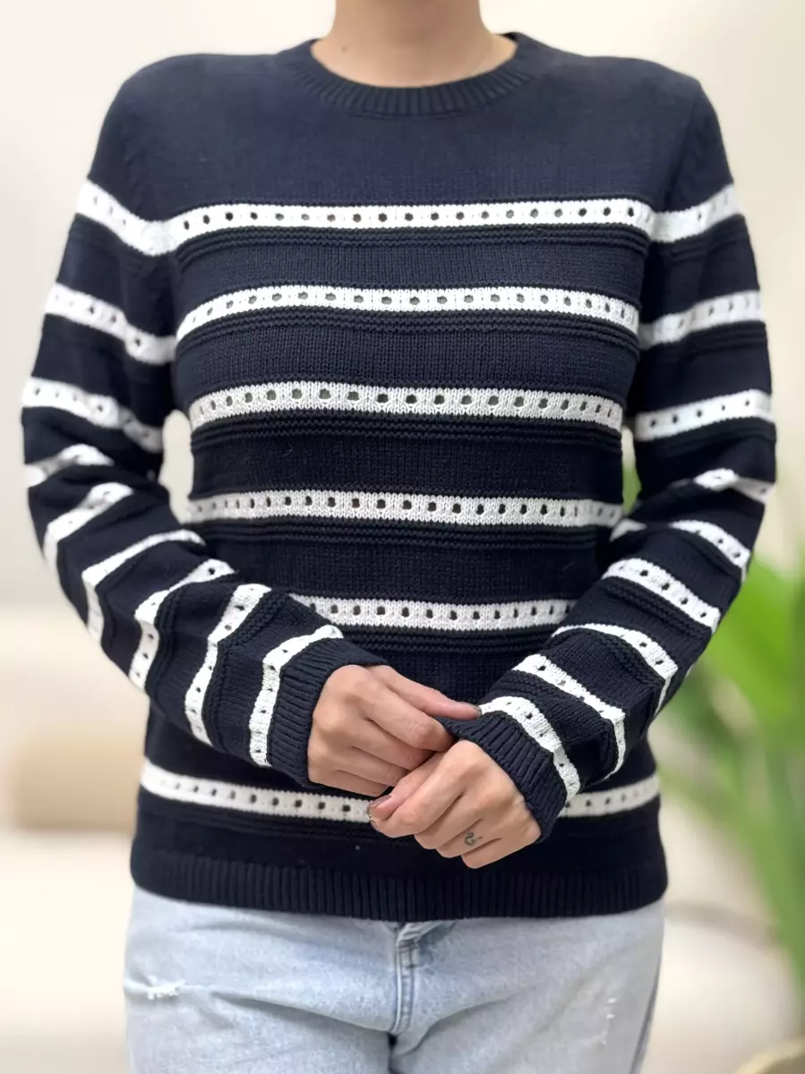 بافت راه راه صورتی و سرمه ایی تیره