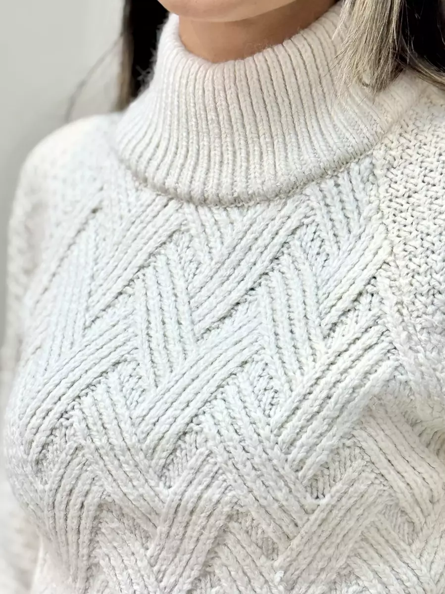 بافت کراپ یقه اسکی