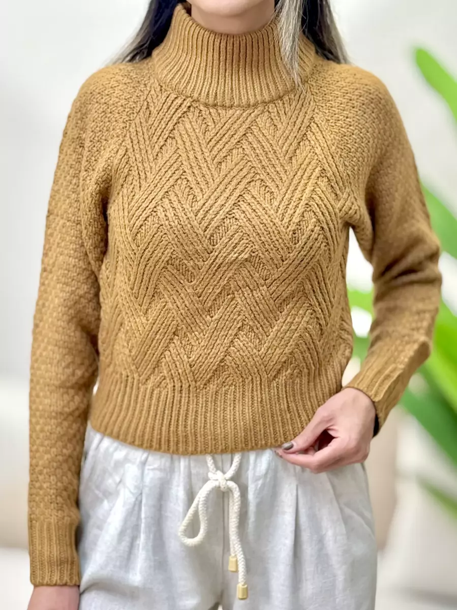 بافت کراپ یقه اسکی