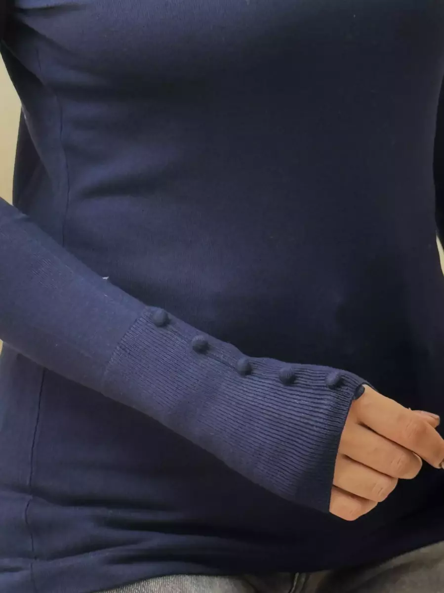 بافت آستین دکمه (2رنگ)