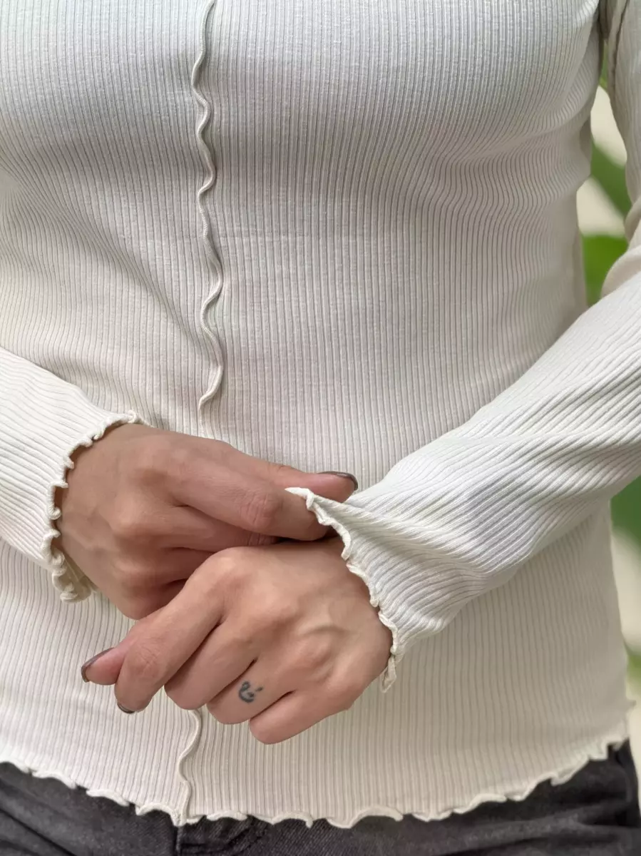 بلوز یقه اسکی کبریتی مدل دار(3 رنگ)