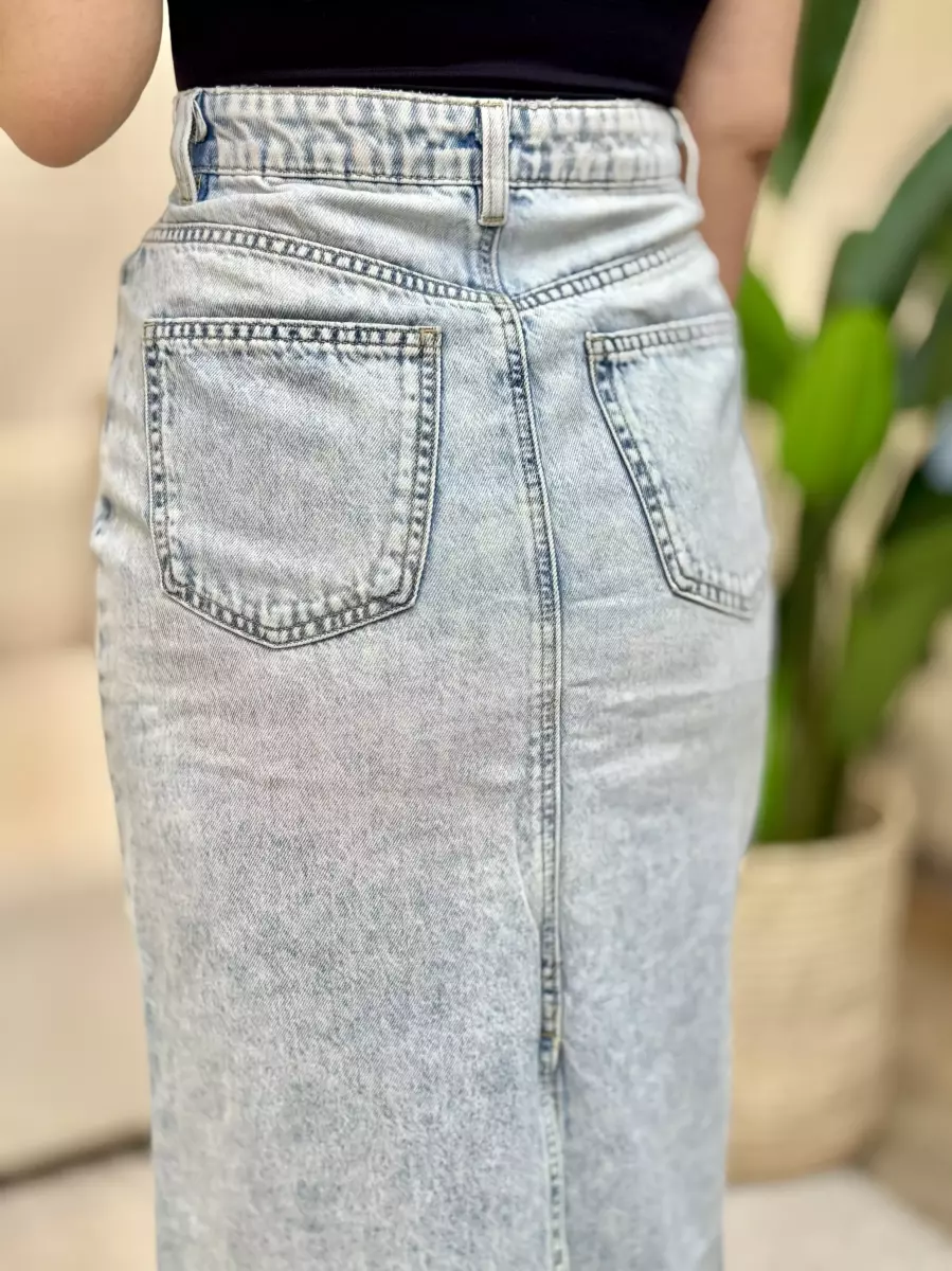 دامن جین بلند