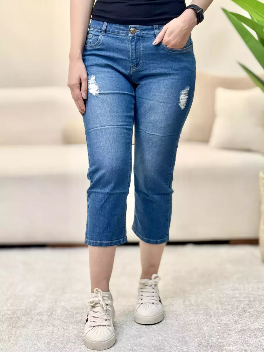 شلوار جین برمودا