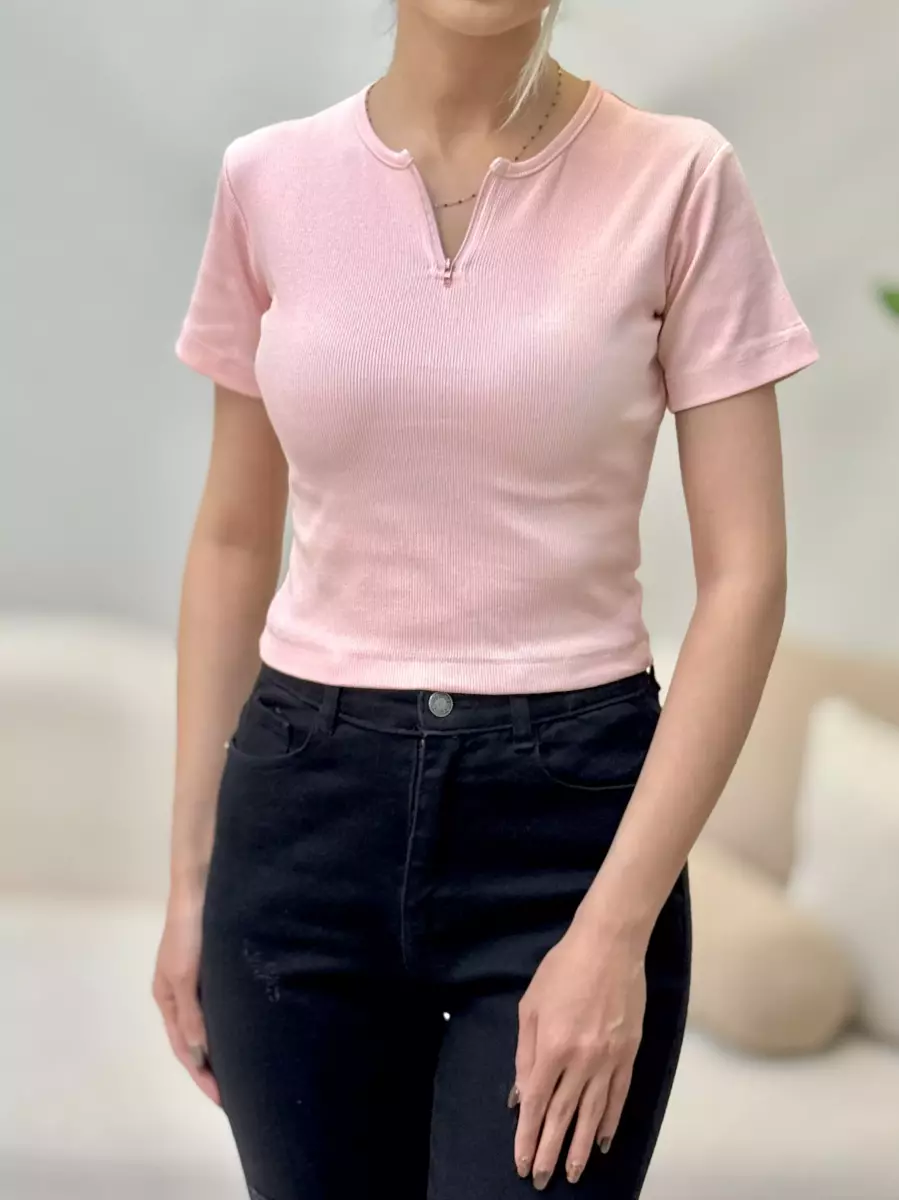 کراپ کبریتی نیم زیپ