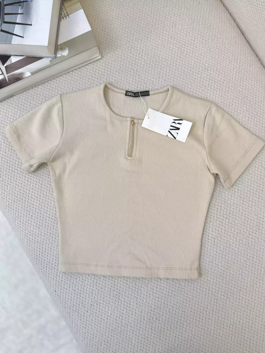 کراپ کبریتی نیم زیپ