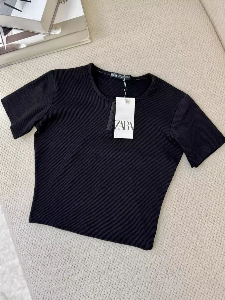 کراپ کبریتی نیم زیپ