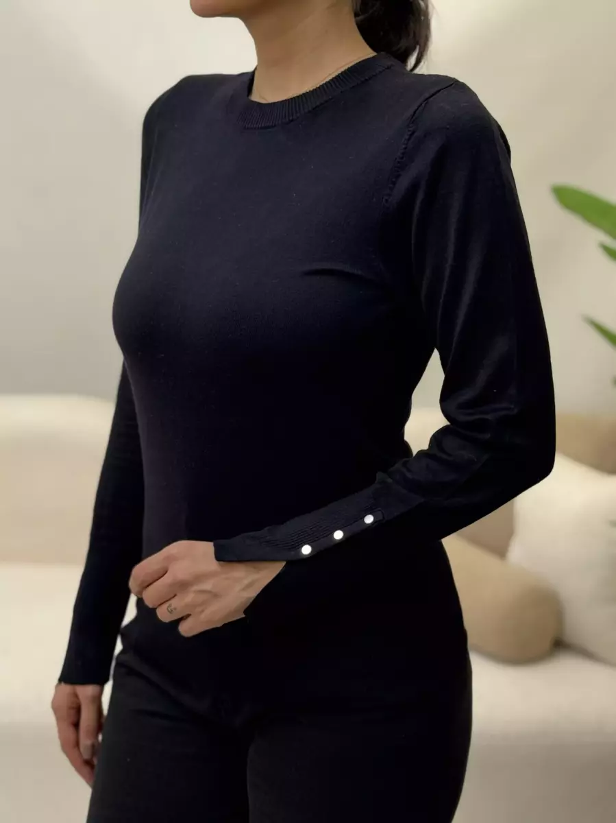 بافت یقه گردآستین دکمه