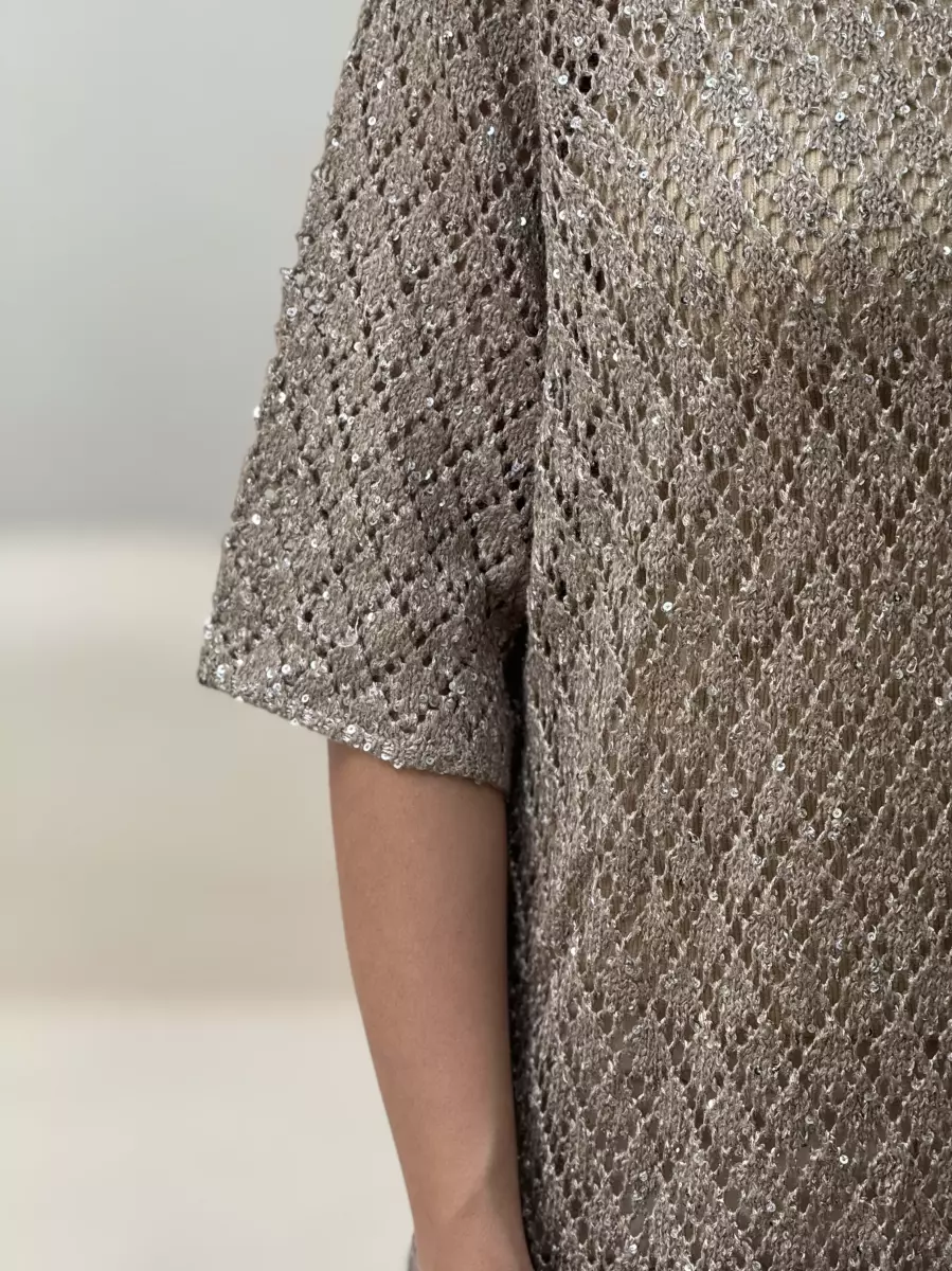 پیراهن قلاب بافی پولکی