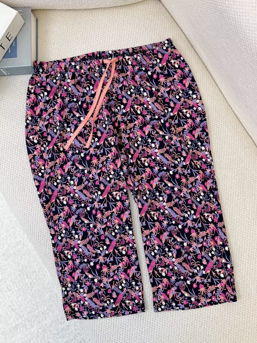 شلوار خانگی برمودا گلدار