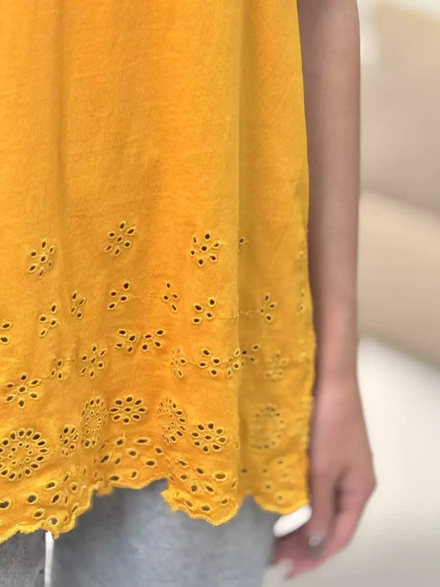 پیراهن خامه دوزی پرتقالی