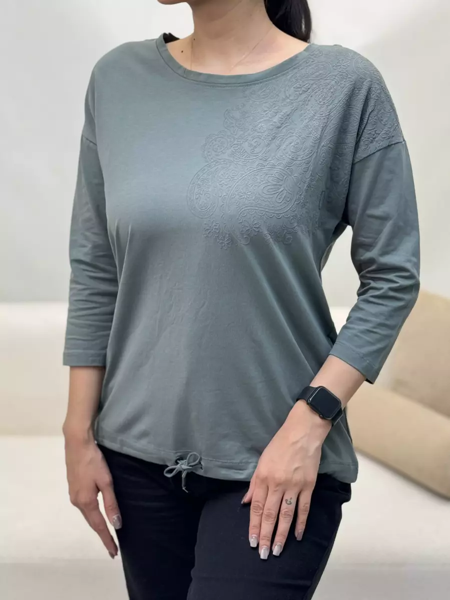 بلوز طرح برجسته موناری