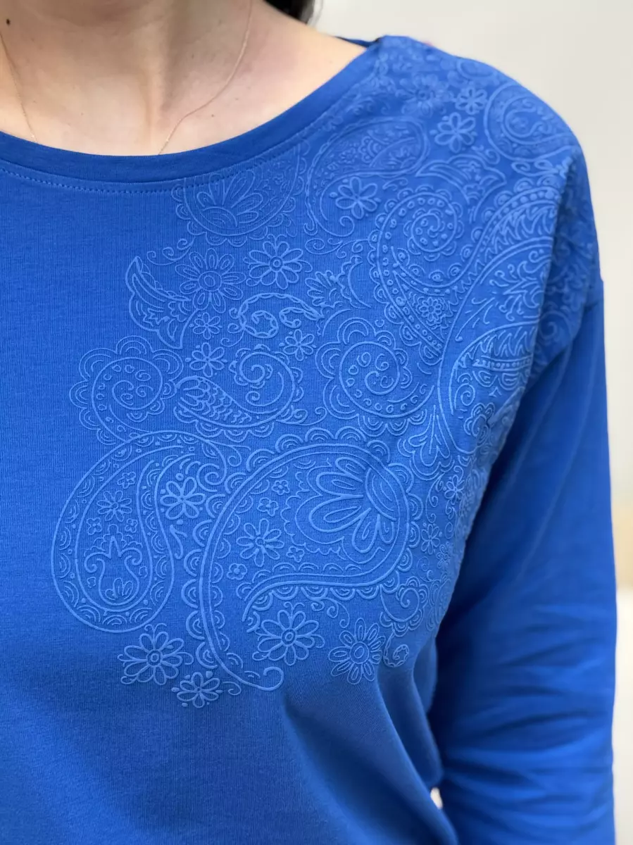 بلوز طرح برجسته موناری