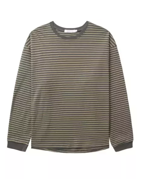 تیشرت آستین بلند راه راه پاییزه