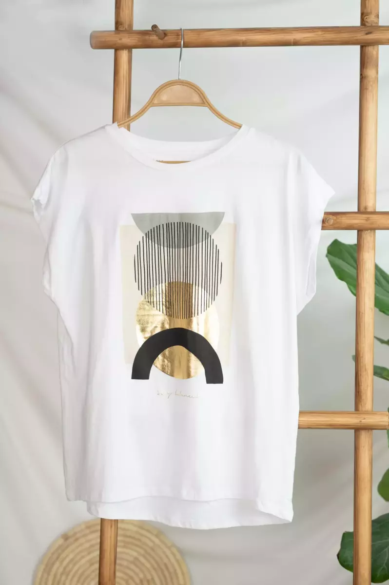 تیشرت طلا کوب