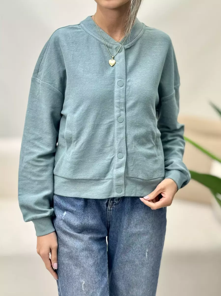 کت بافت جلو دکمه