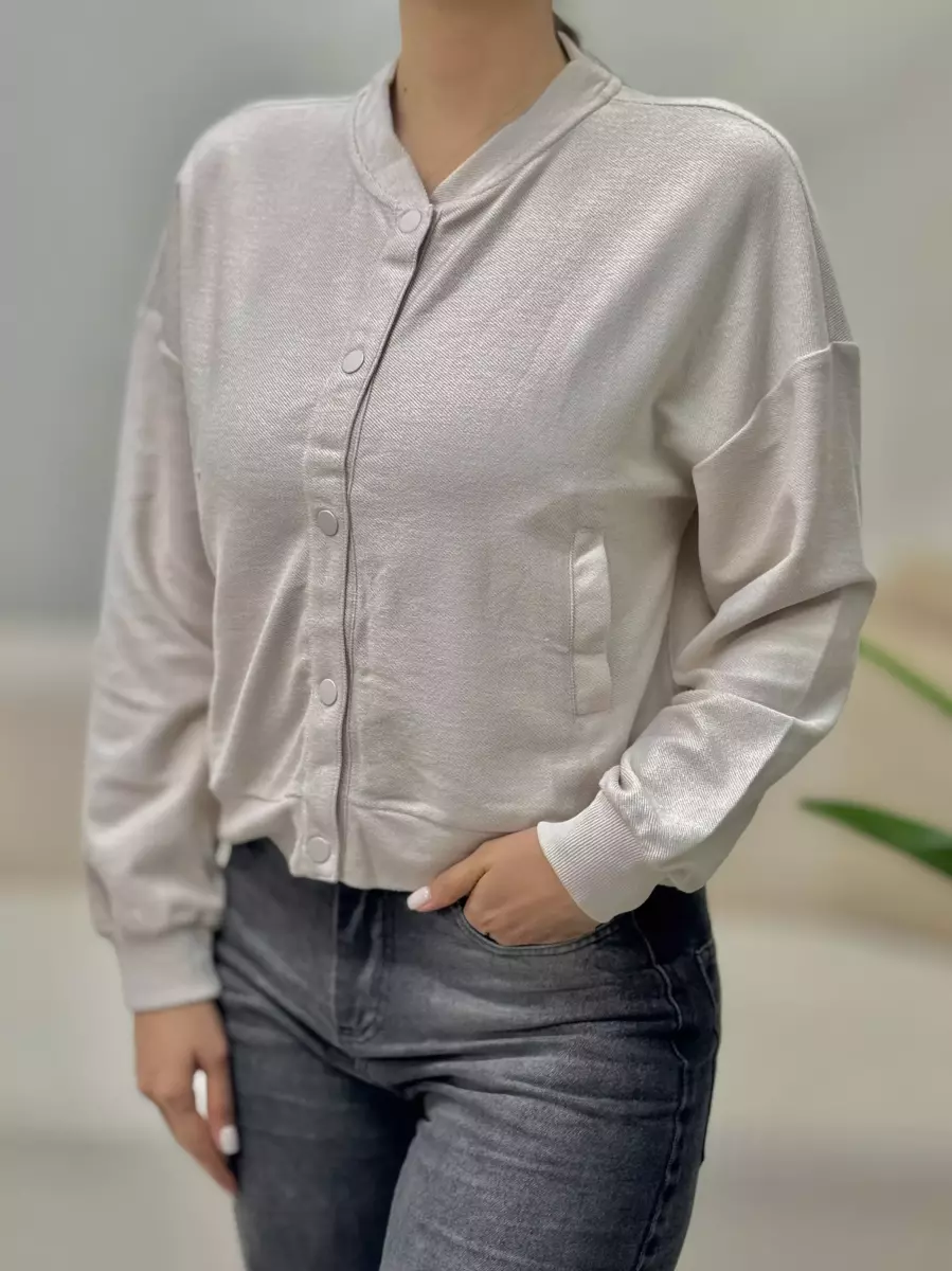 کت بافت جلو دکمه