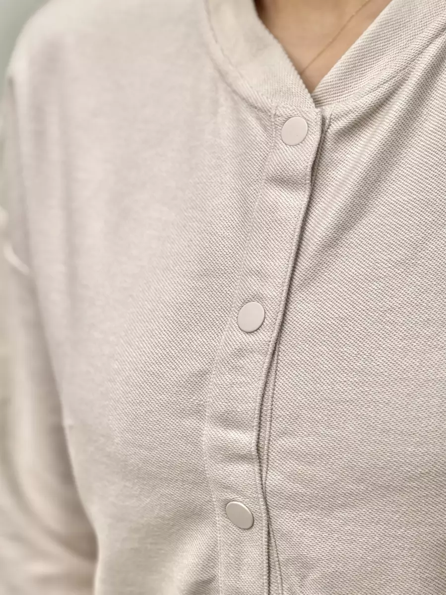 کت بافت جلو دکمه