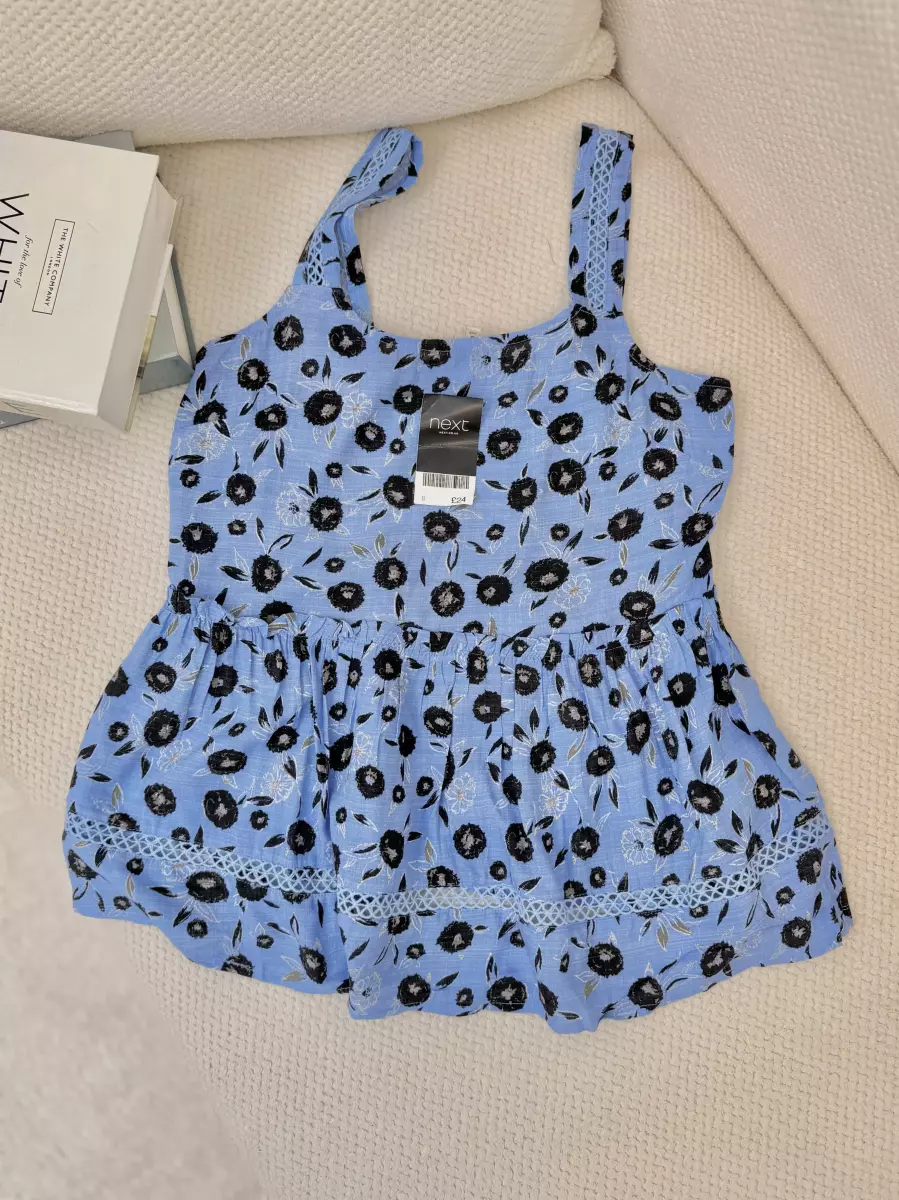 تاپ لینن آبی