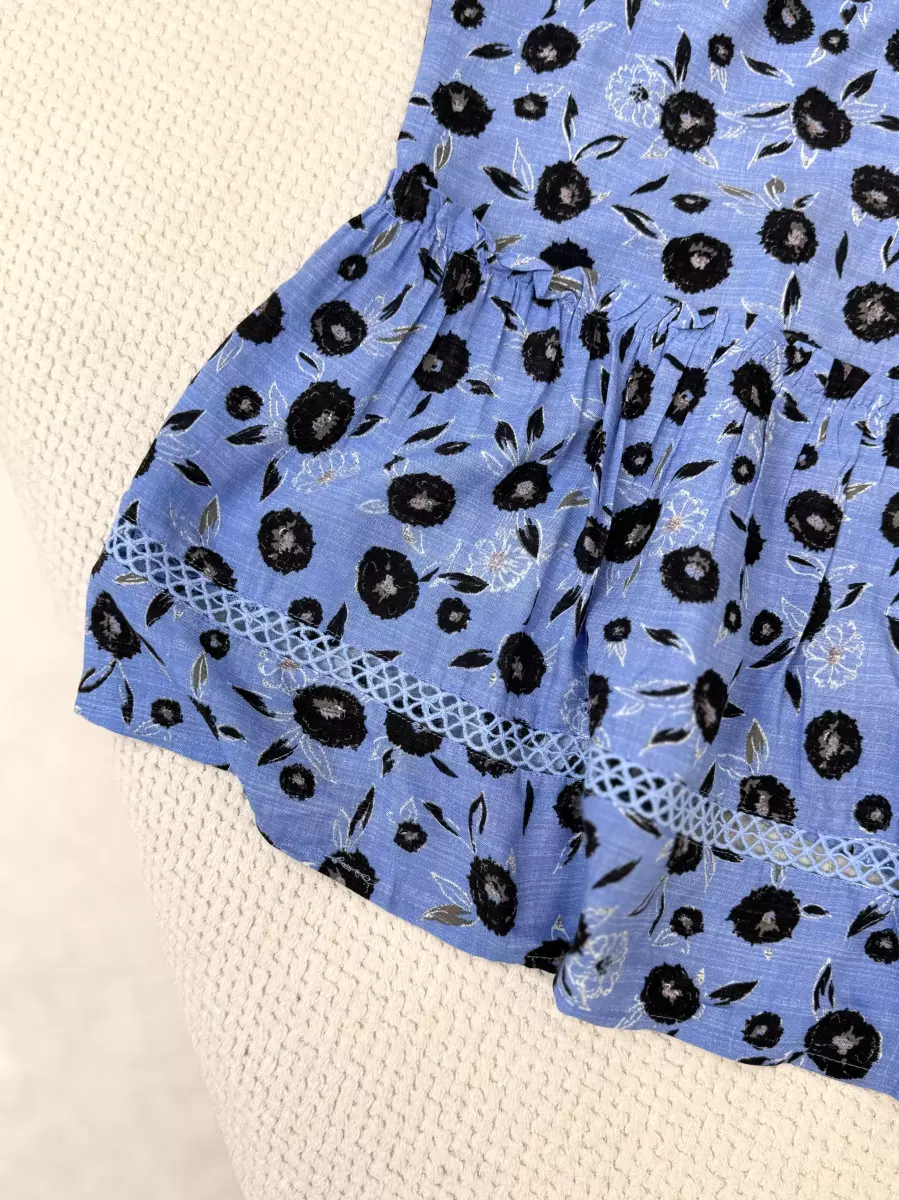 تاپ لینن آبی