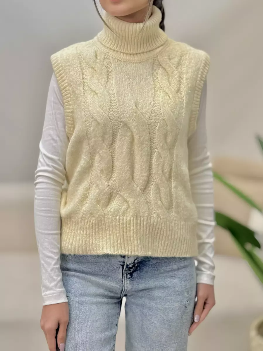 وست بافت یقه اسکی