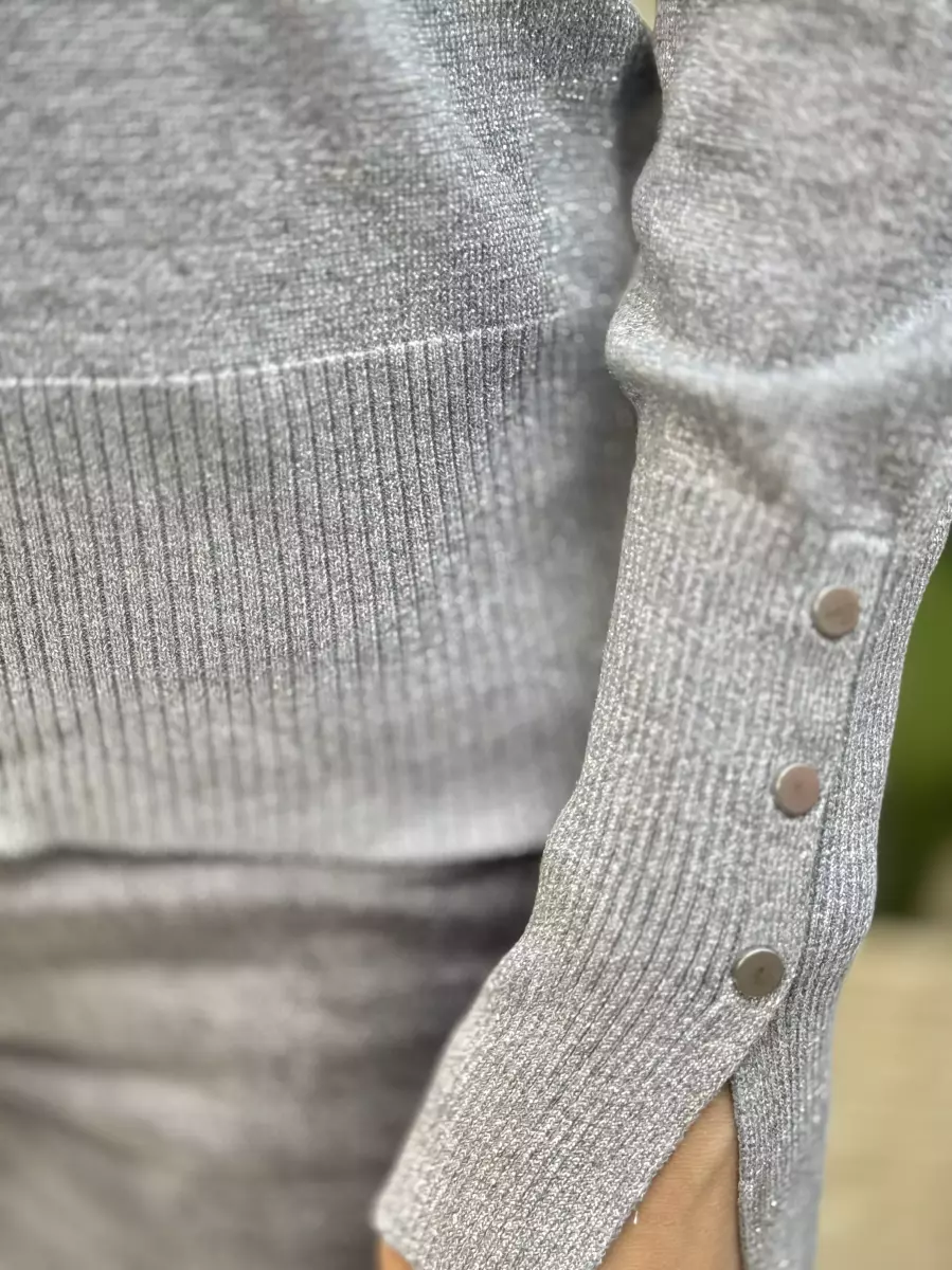 بلوز لمه نقره ای