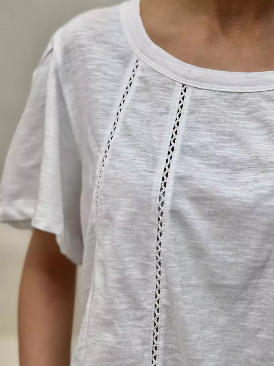 تیشرت یقه گرد جلوگیپور