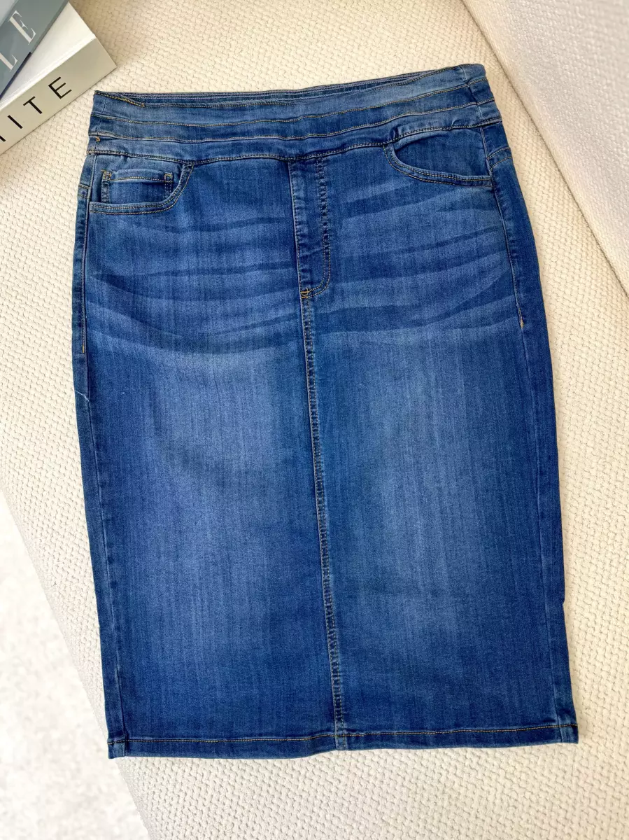 دامن جین تیره DENIM