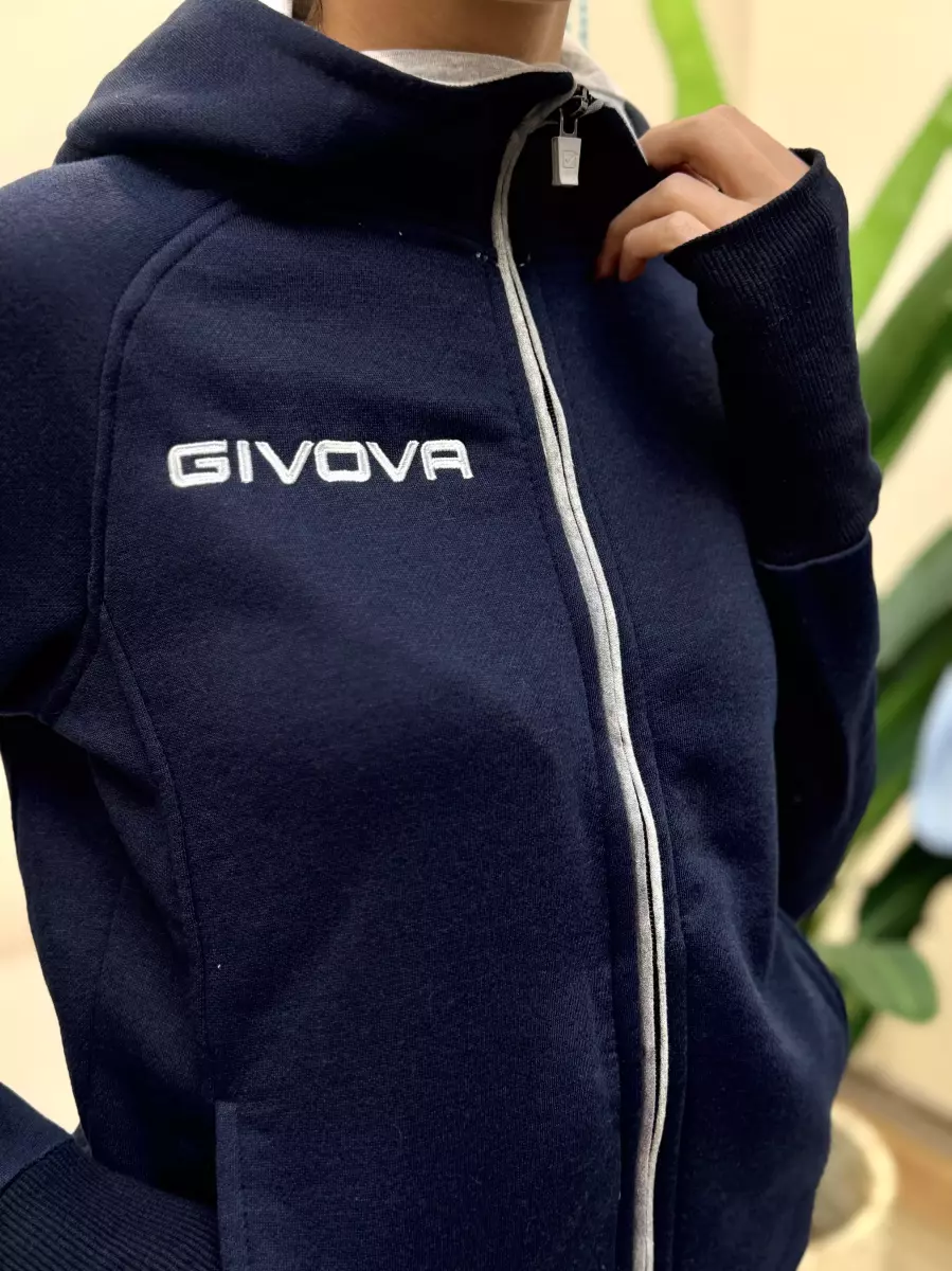 ست سویشرت و اسلش سرمه ای