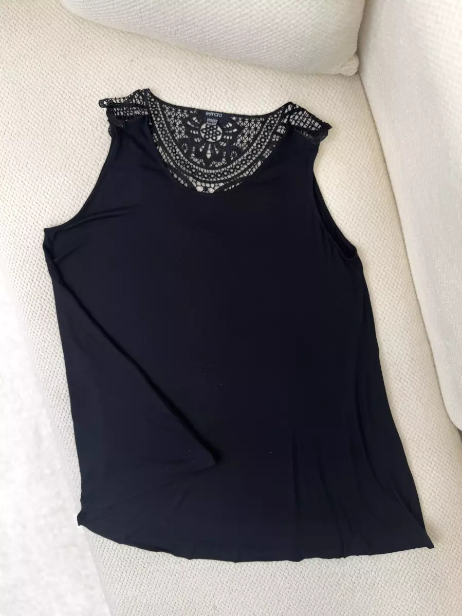 تاپ گیپور دار مشکی