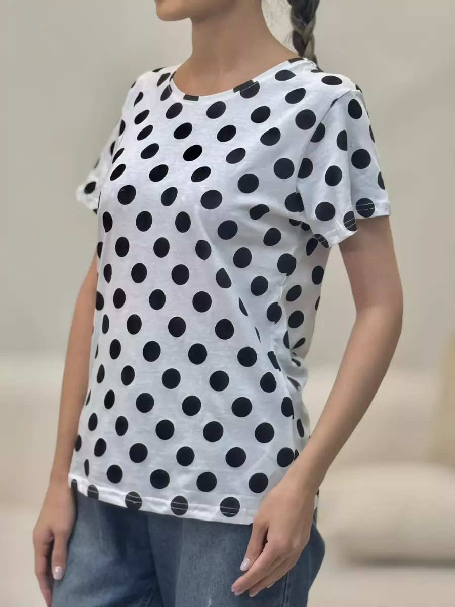 تیشرت خال خالی