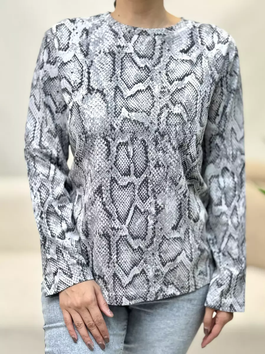 بلوز پوست ماری و پلنگی